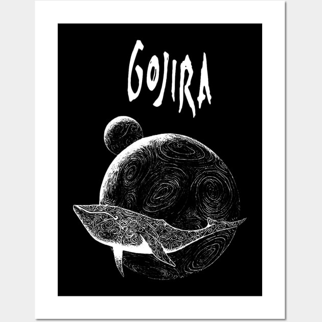 Whale goojira Wall Art by Guitar Speak Podcast